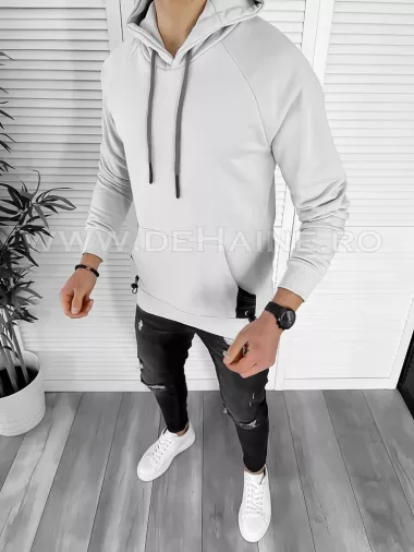 Hanorac barbati gri slim fit K188 D5-5.3 Hanorac barbati gri slim fit K188 D5-5.3